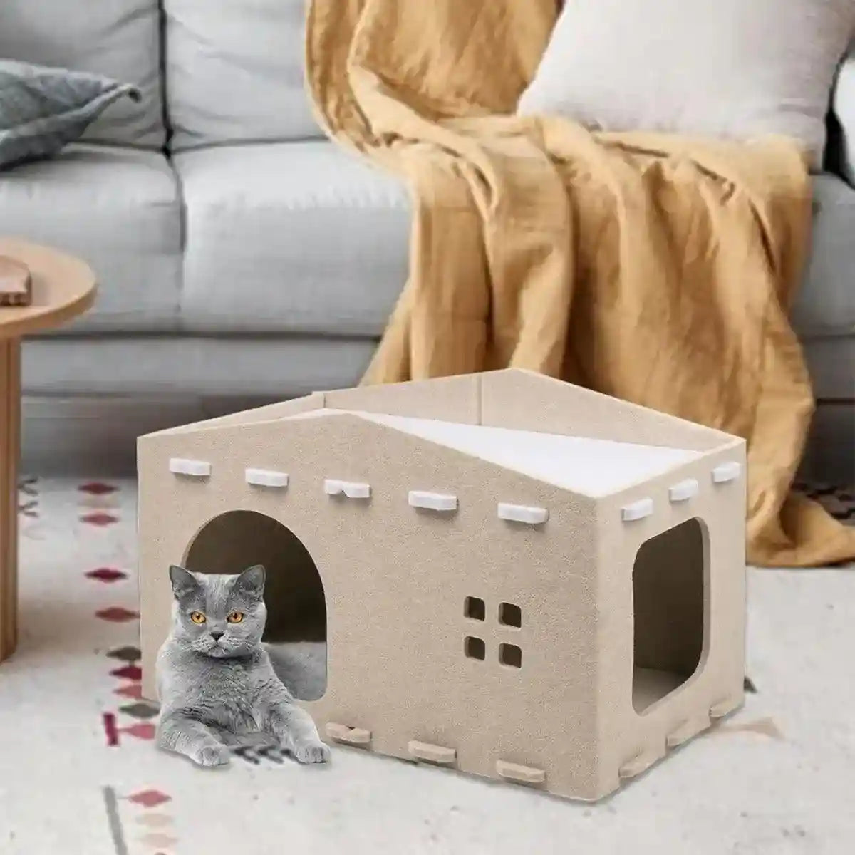 Multi-Level Cat Bed Retreat Enhance Your Cat’s Comfort