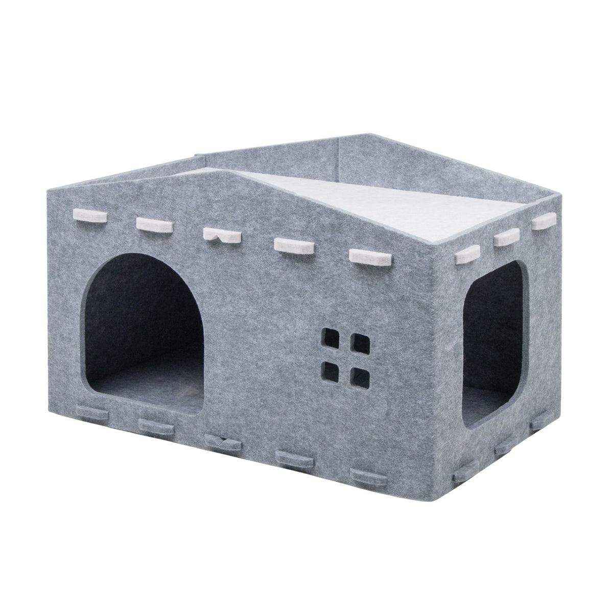 Multi-Level Cat Bed Retreat Enhance Your Cat’s Comfort