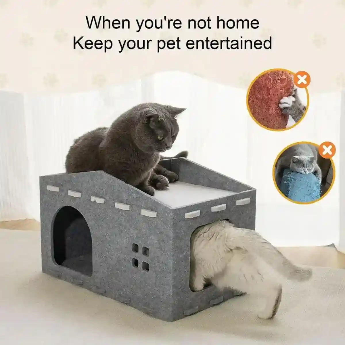 Multi-Level Cat Bed Retreat Enhance Your Cat’s Comfort