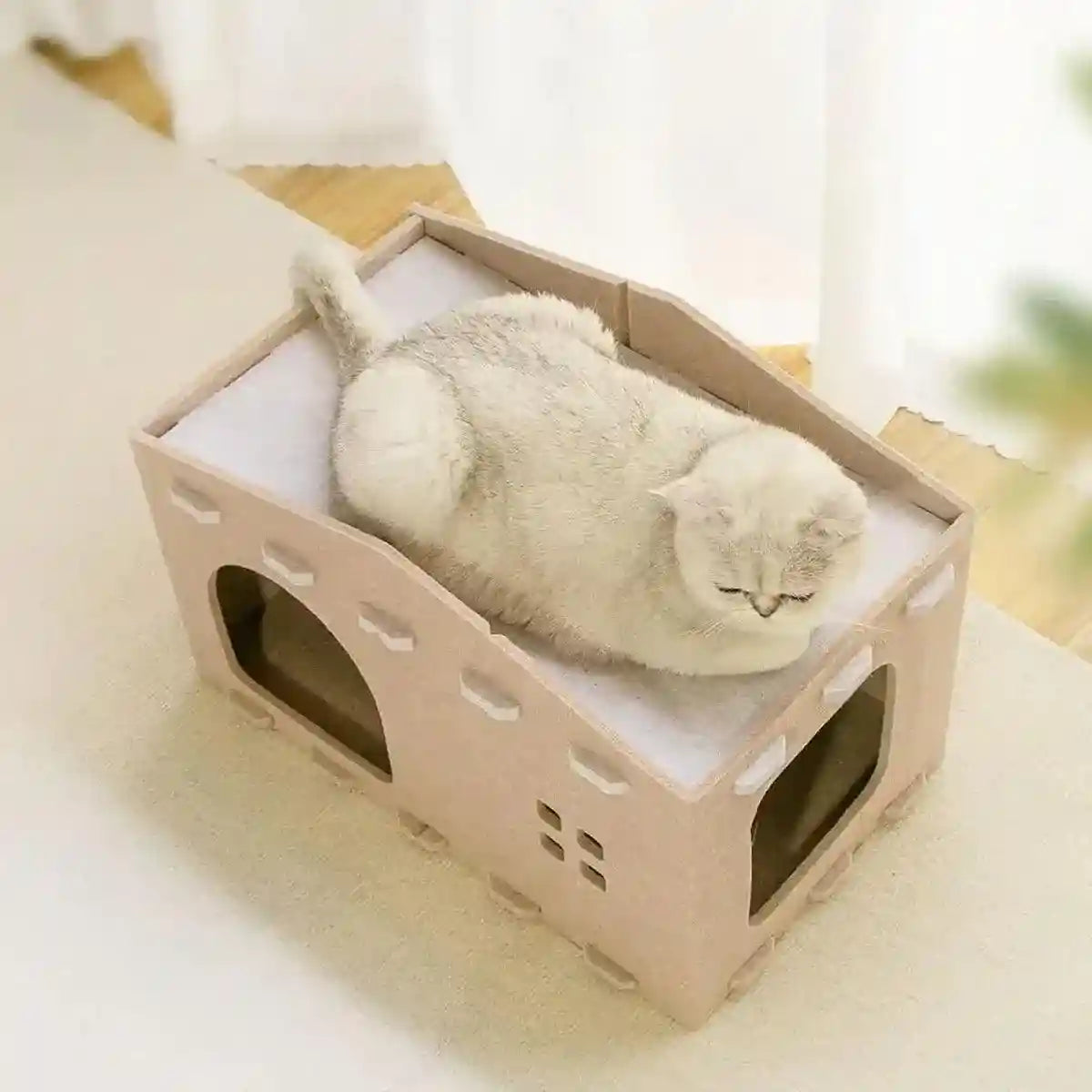 Multi-Level Cat Bed Retreat Enhance Your Cat’s Comfort
