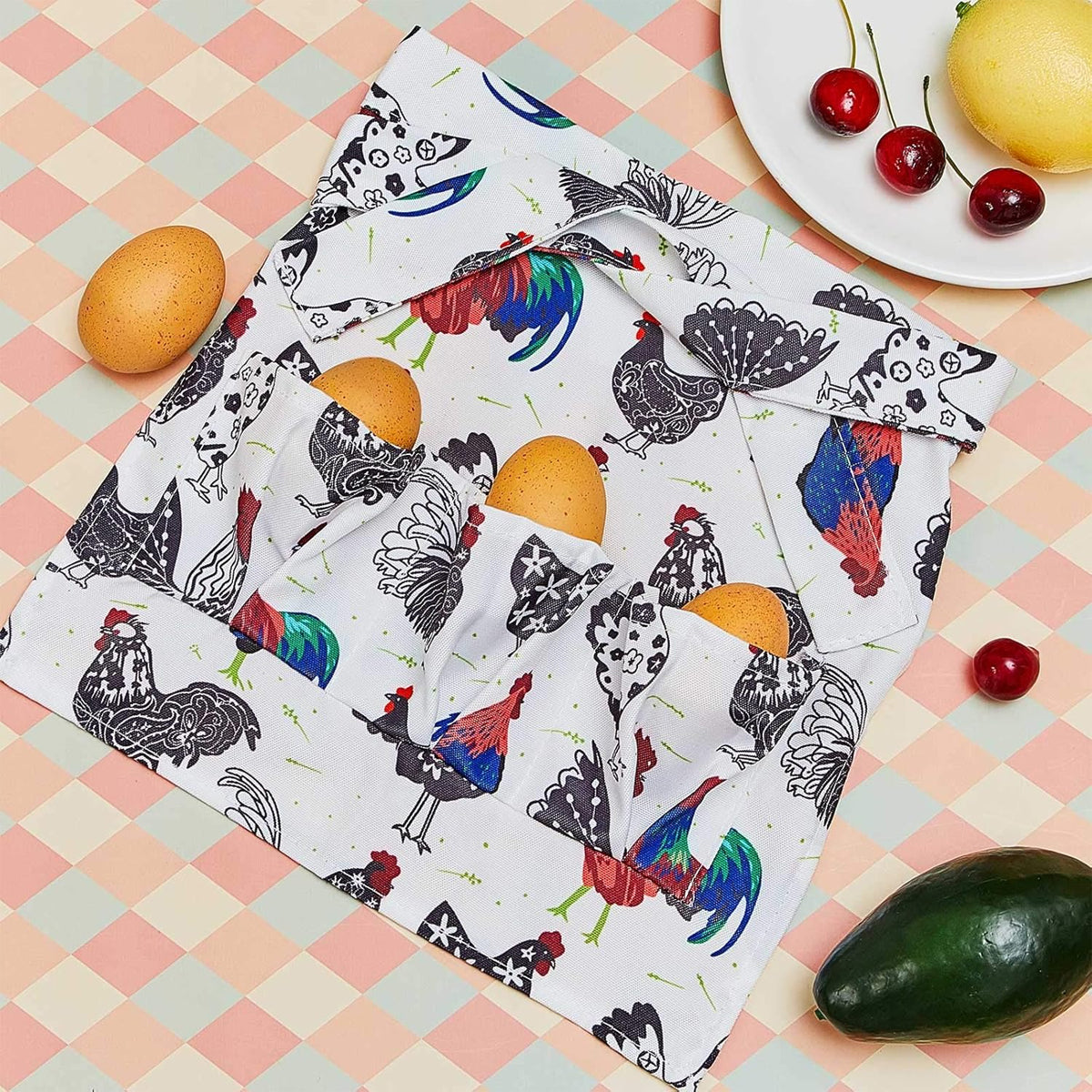 Egg Collecting Apron With Deep Pockets