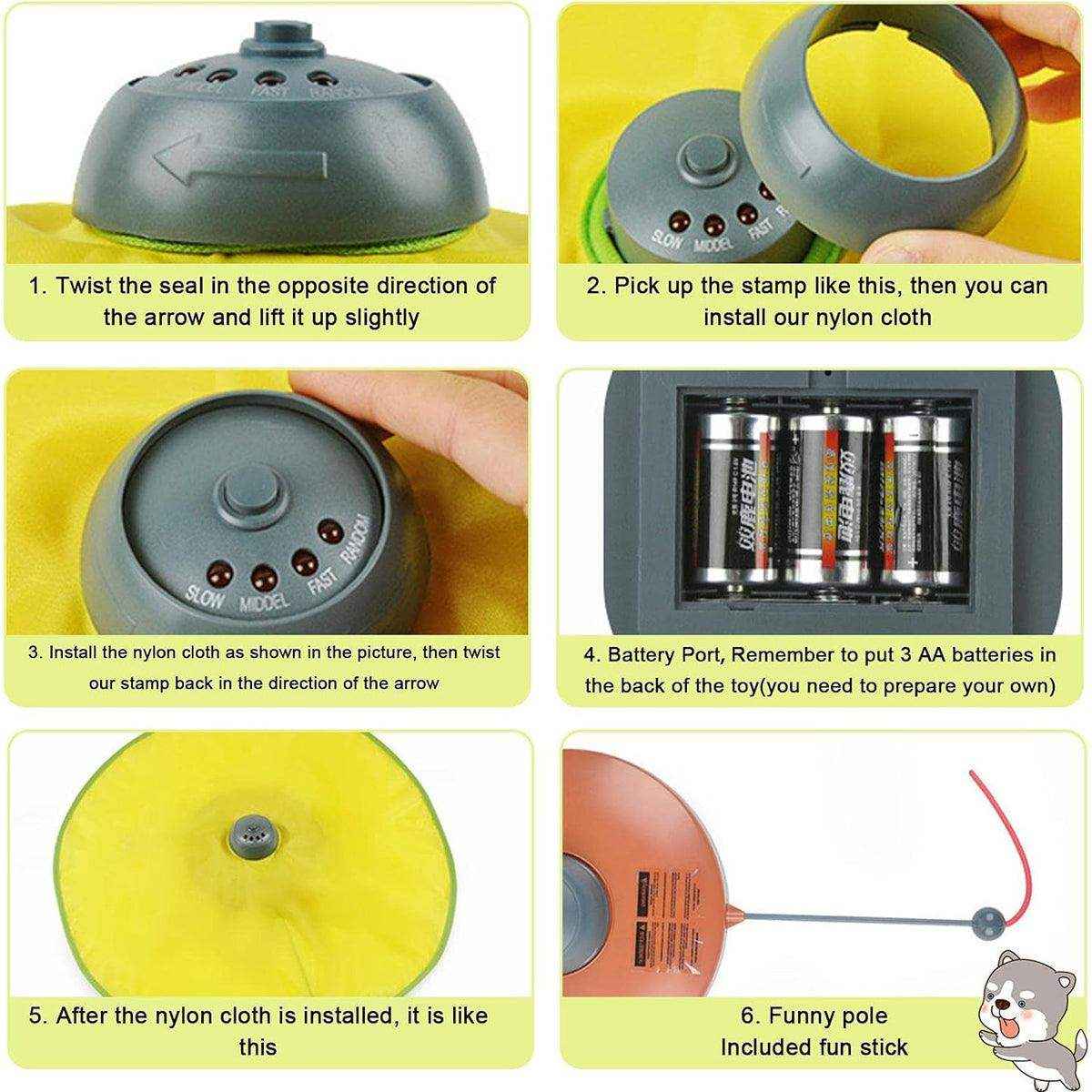 Interactive Cat Toy Electronic Kitten Teaser Puzzle Game