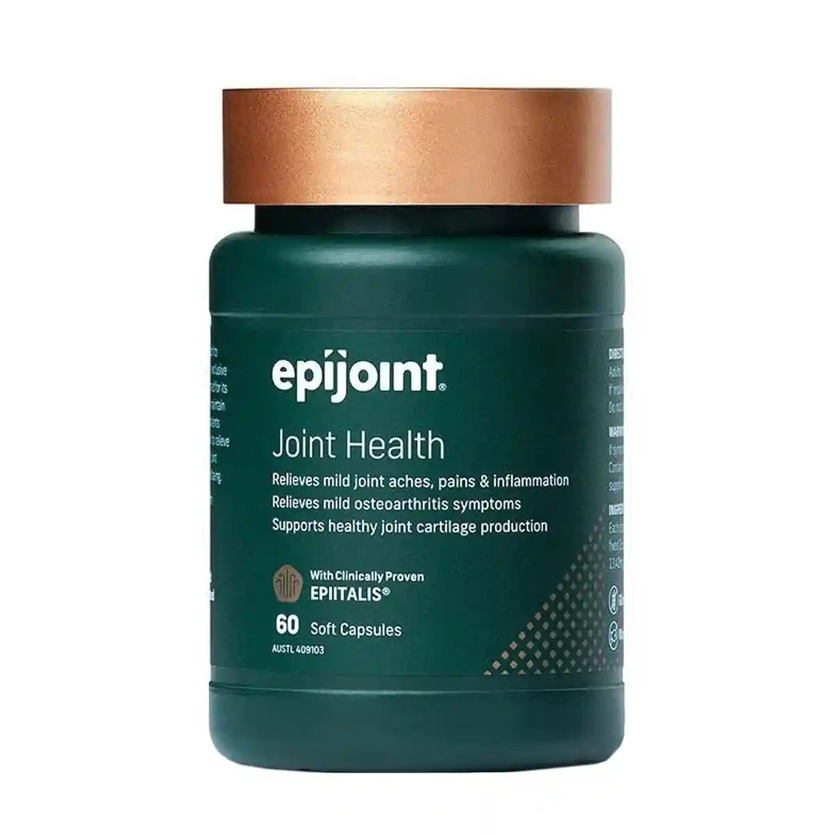Epijoint Joint Health Supplement 60 Capsules With Epiitalis