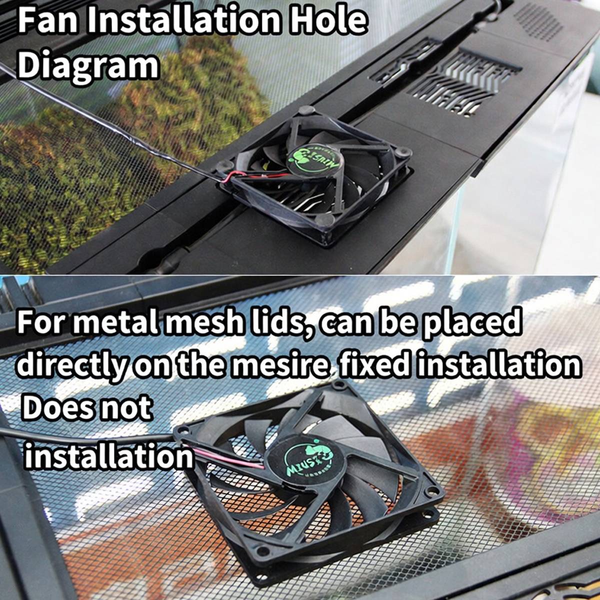 Reptile Terrarium Exhaust Fan | MIUS Ventilation System for Vivariums