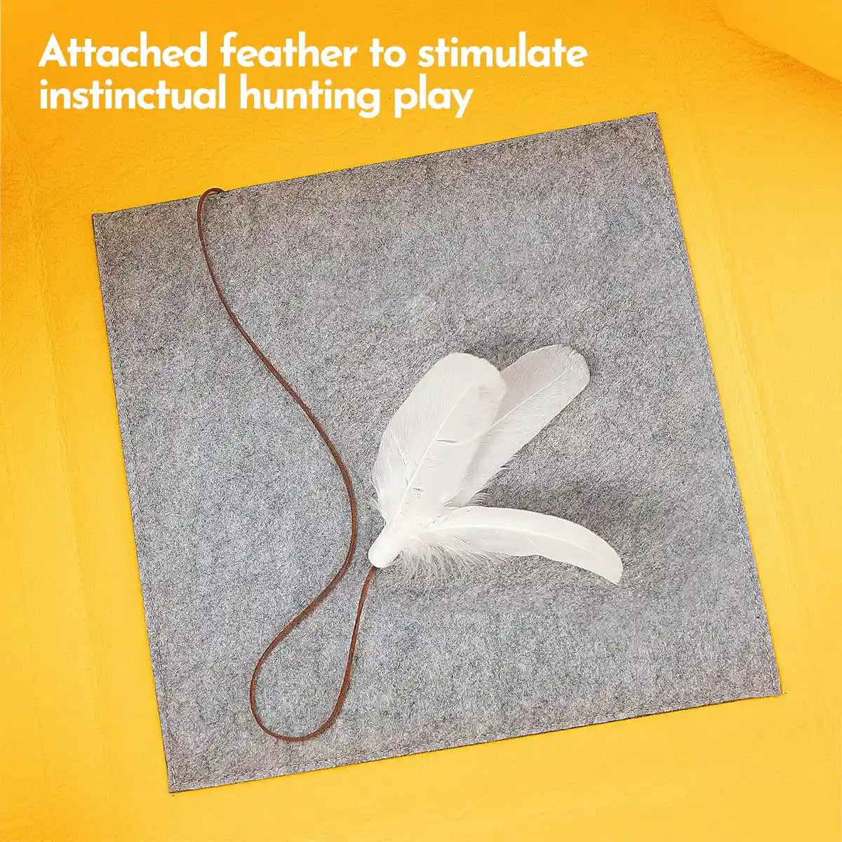 Felt Cat House Multi-Shape Convertible Cat Bed & Play Toy