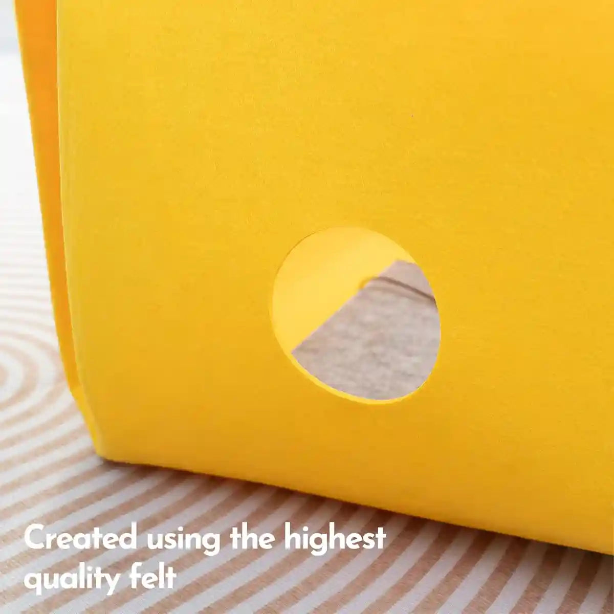 Felt Cat House Multi-Shape Convertible Cat Bed & Play Toy