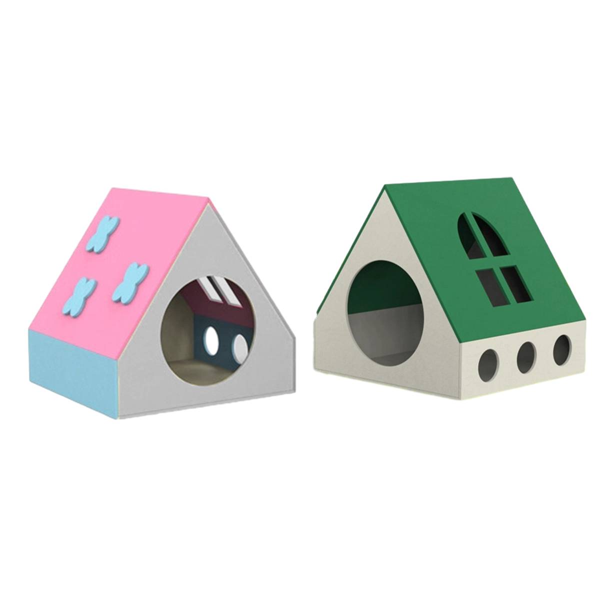 Foldable Cat House with Scratcher Bed | Cozy Pet Hideout & Lounger
