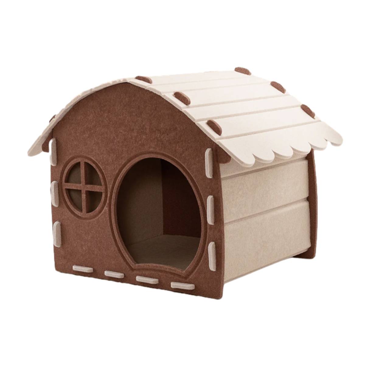 Felt Cat House Bed Cozy Cat Nest Cottage