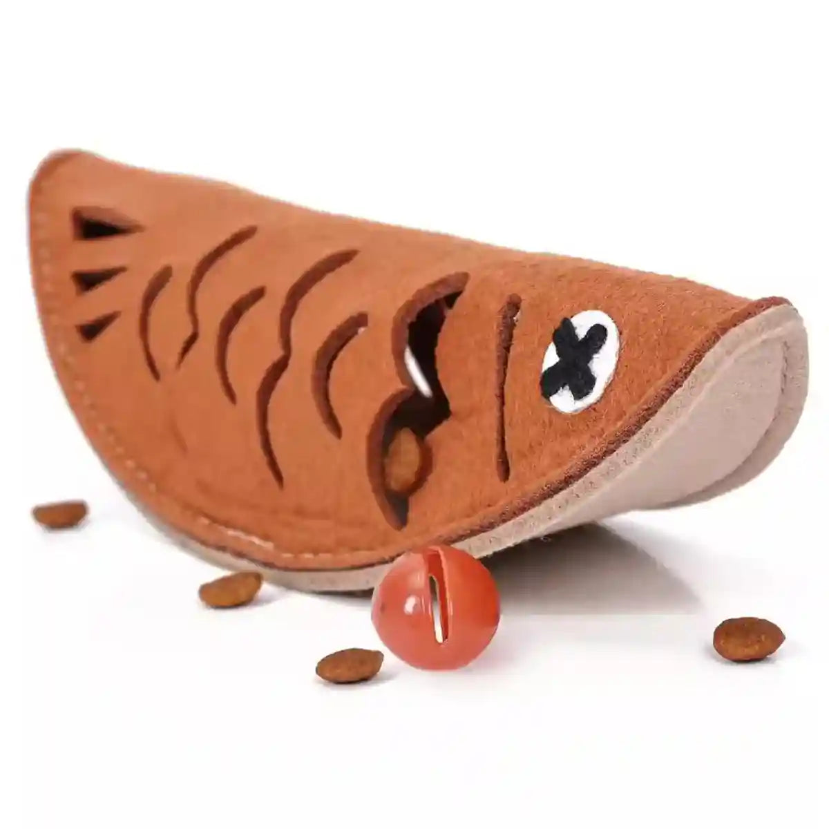 Felt Fish Snuffle Toy for Cats and Dogs