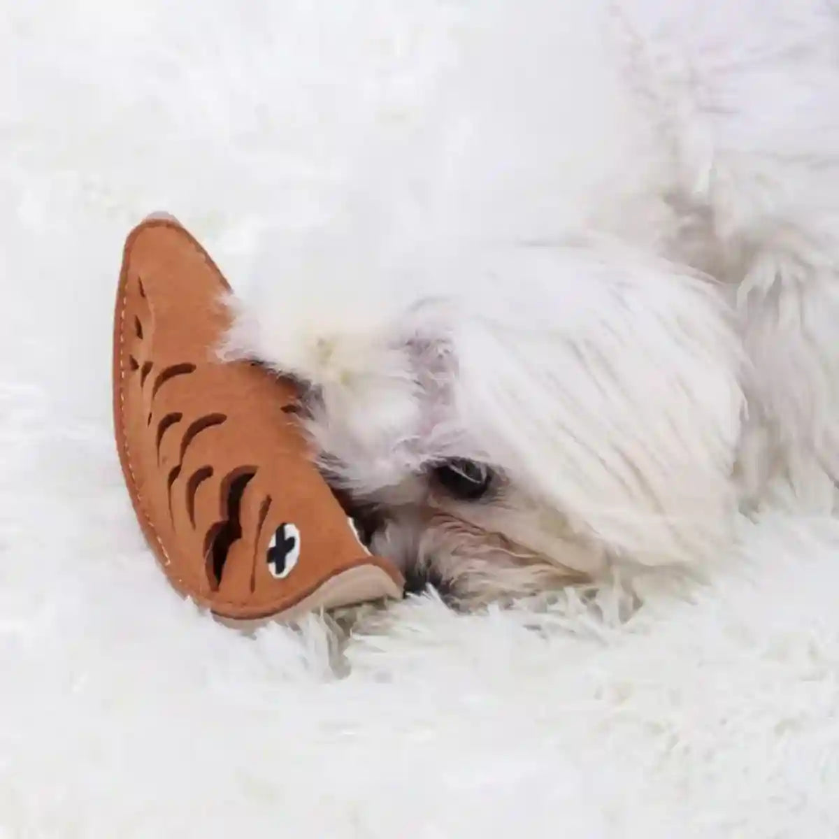 Felt Fish Snuffle Toy for Cats and Dogs