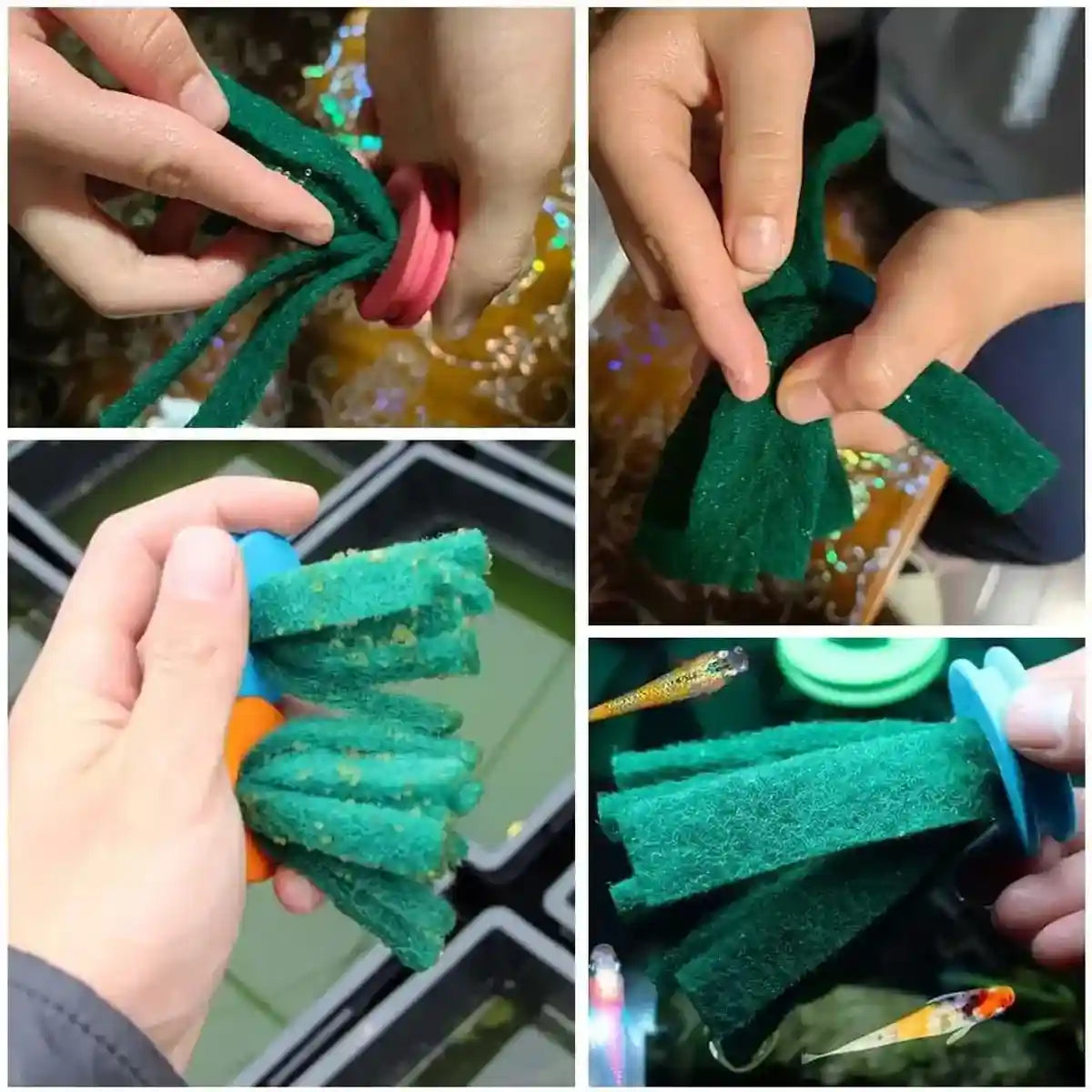 Fish Egg Collector 10PCS Aquarium Breeding Spawning Mop