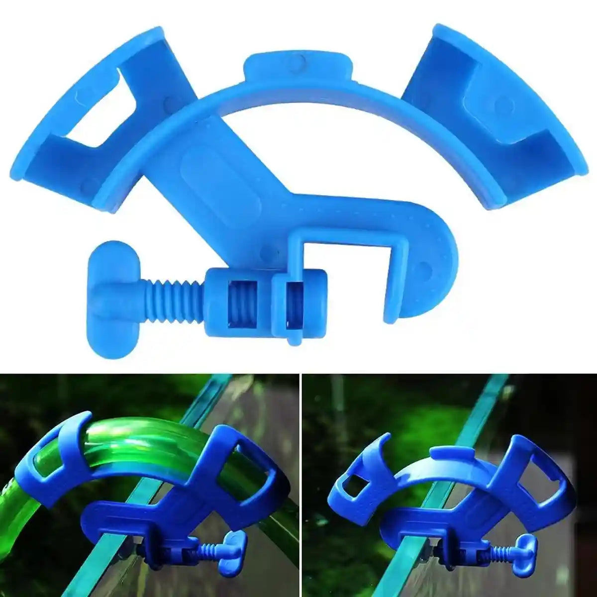 Aquarium Water Pipe Fixing Clip Hose Holder Clamp For Tank Cleaning