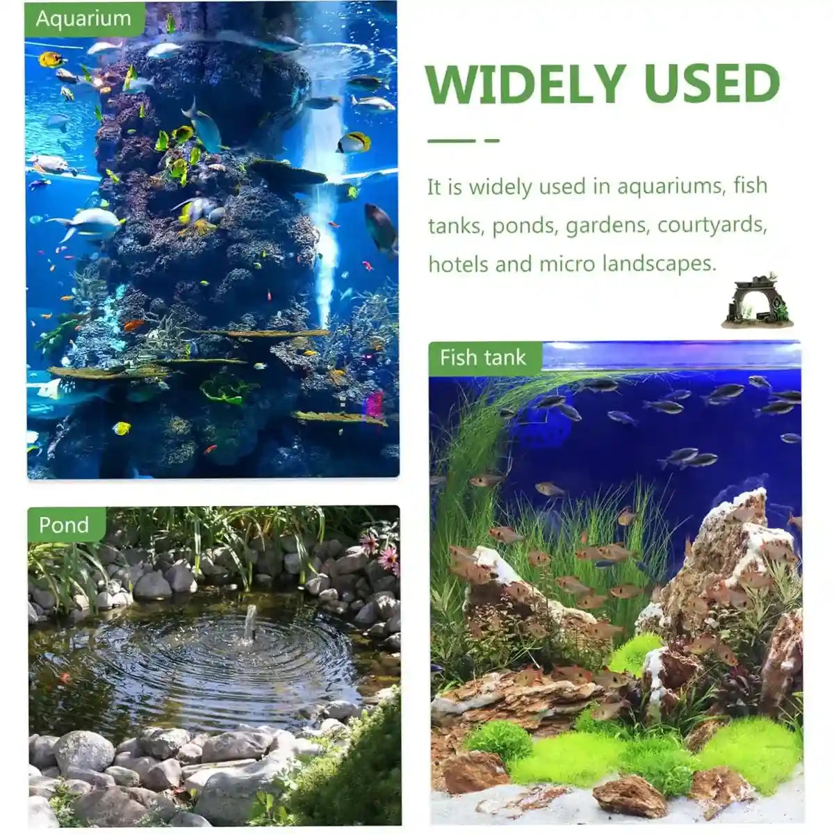 Aquarium Archway Ornament Fish Tank Decoration Resin Model