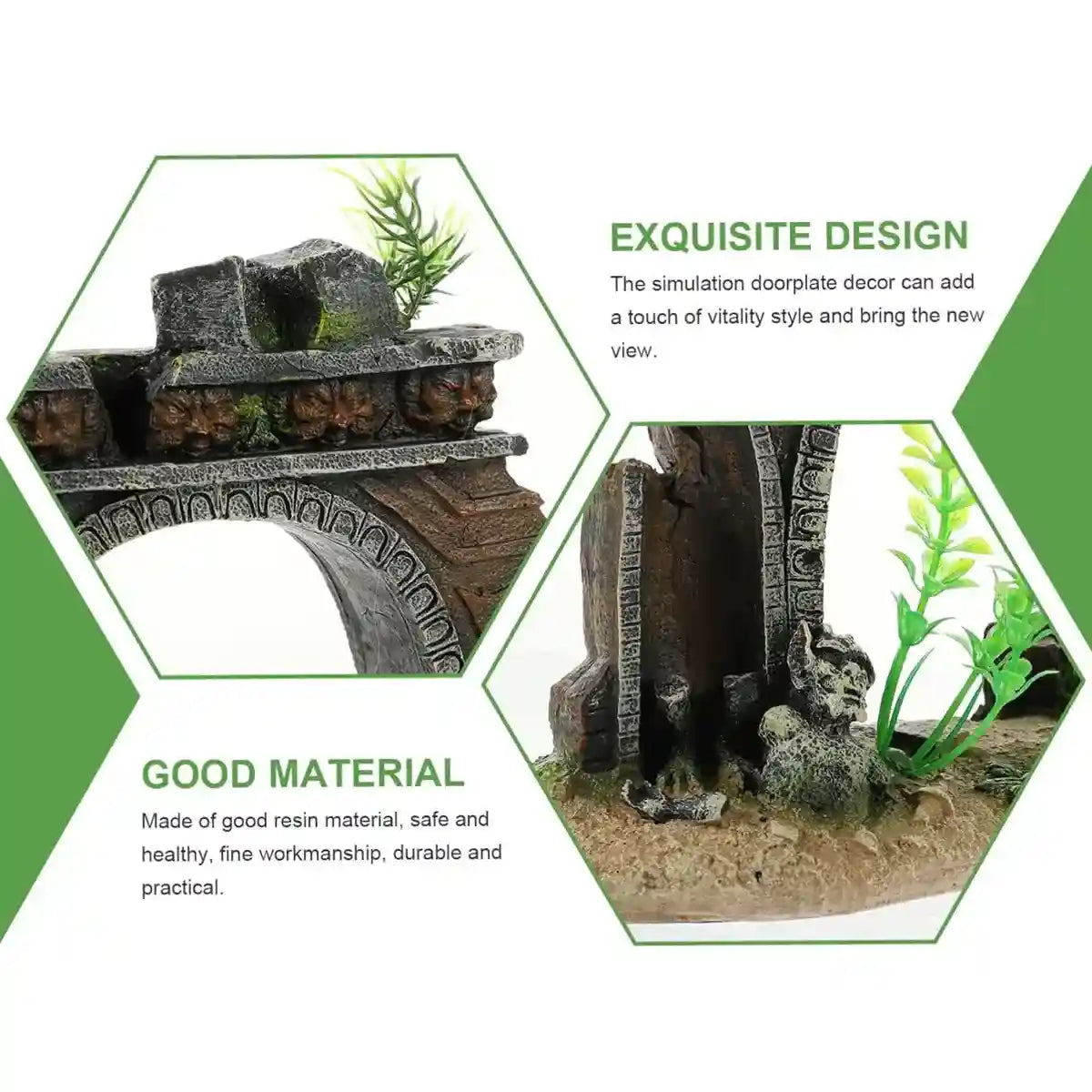 Aquarium Archway Ornament Fish Tank Decoration Resin Model