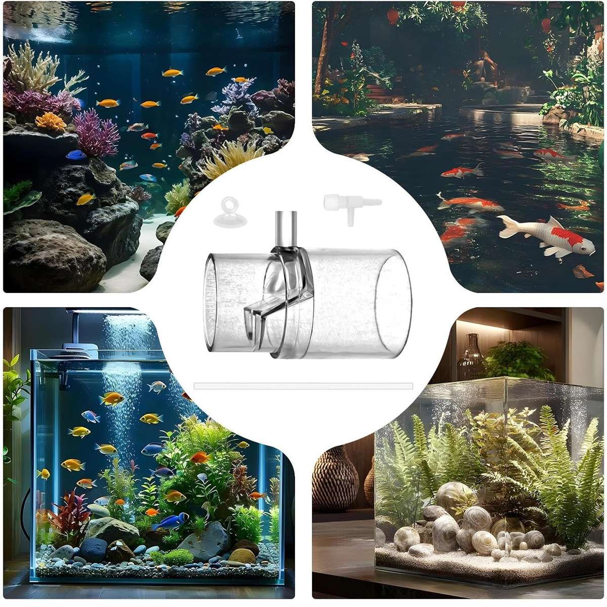 Aquarium Oxygen Diffuser - Duckbill Water Outlet Pipe