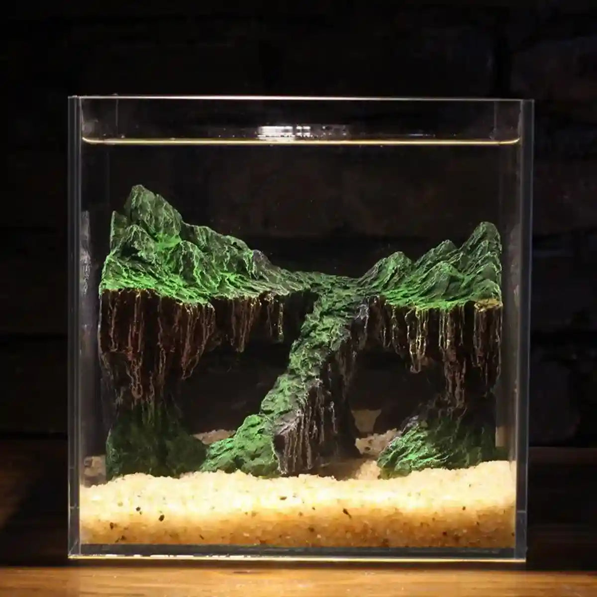 Aquarium Rockery Decoration Natural Rock Cave for Fish & Reptiles