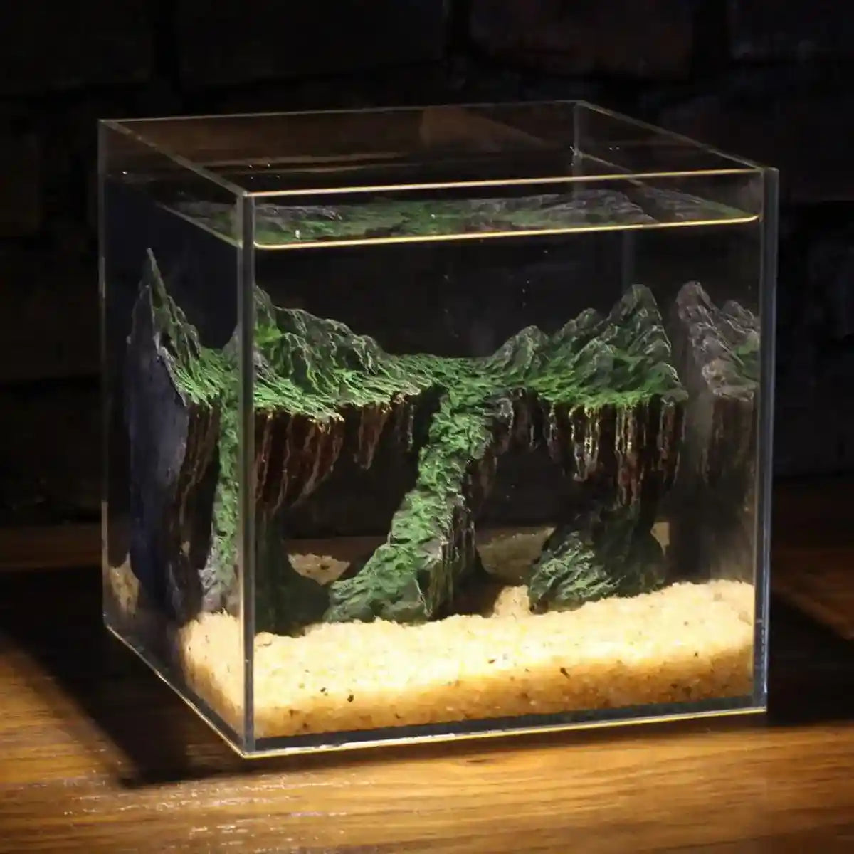 Aquarium Rockery Decoration Natural Rock Cave for Fish & Reptiles