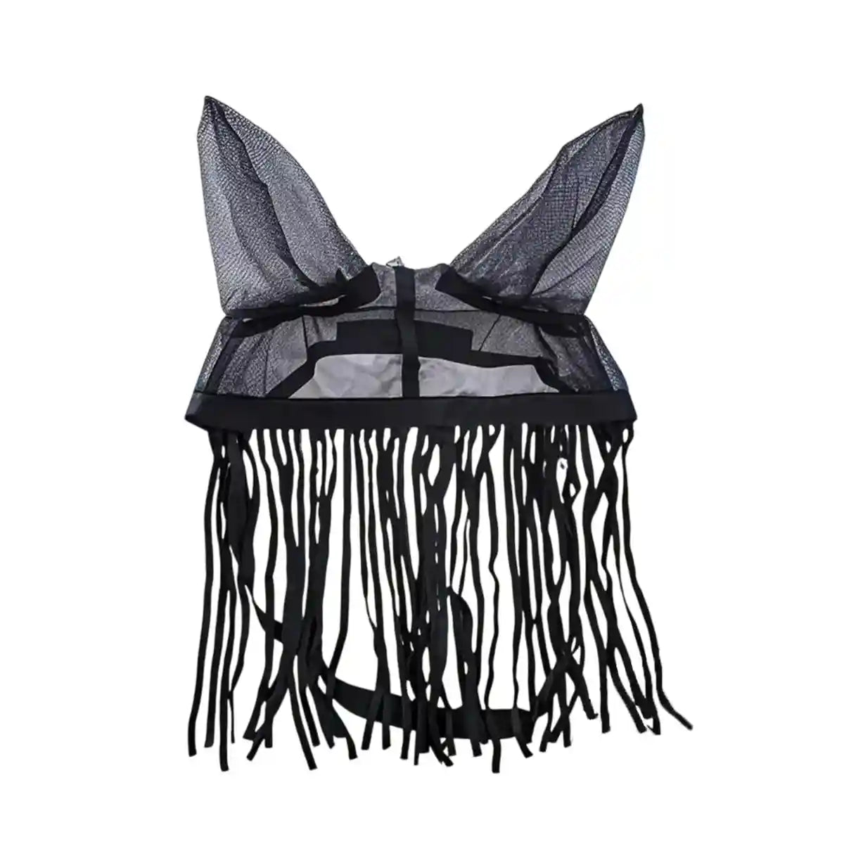 Fly-Proof Horse Ear Mask Tassel Design Face Cover for Insect Protection