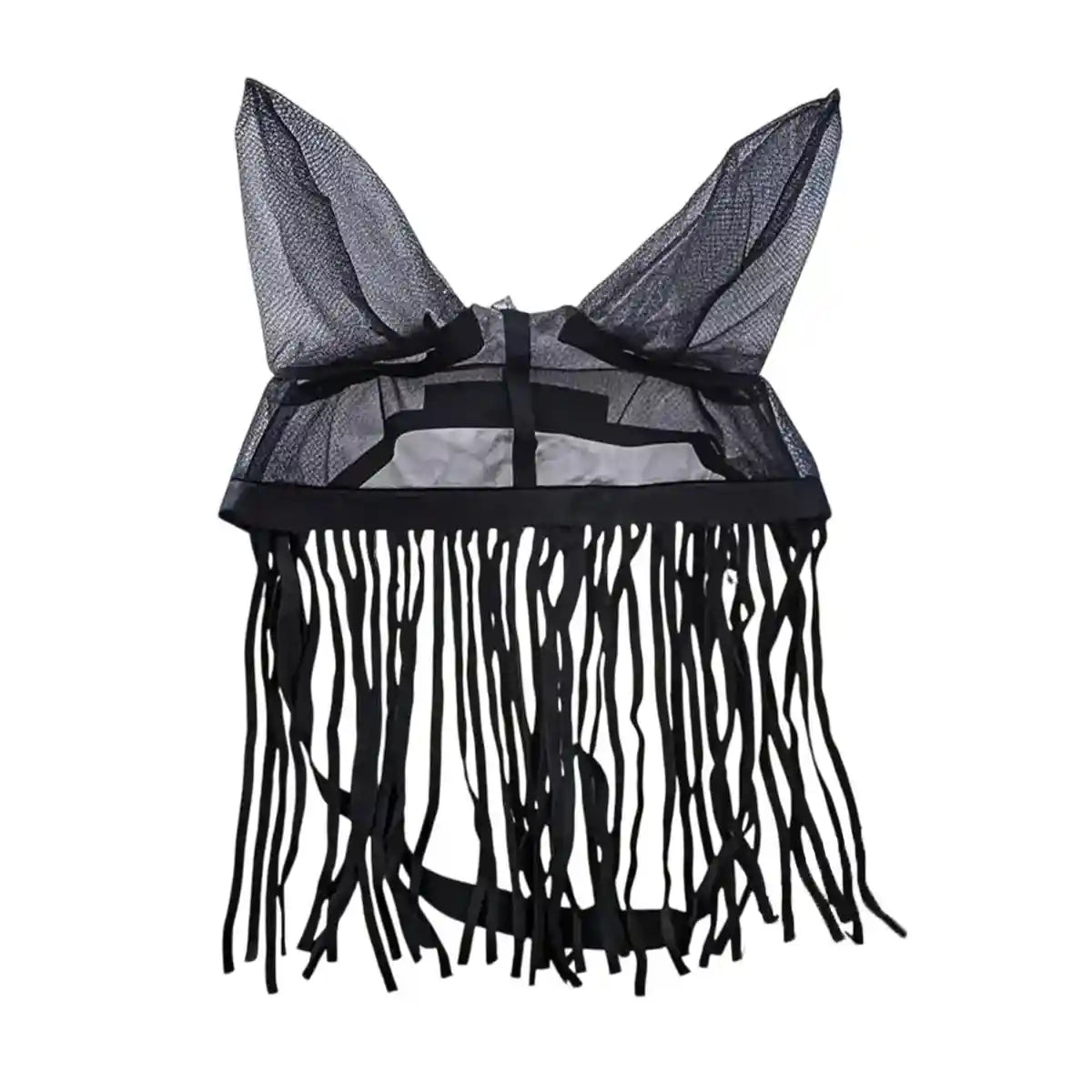 Fly-Proof Horse Ear Mask Tassel Design Face Cover for Insect Protection