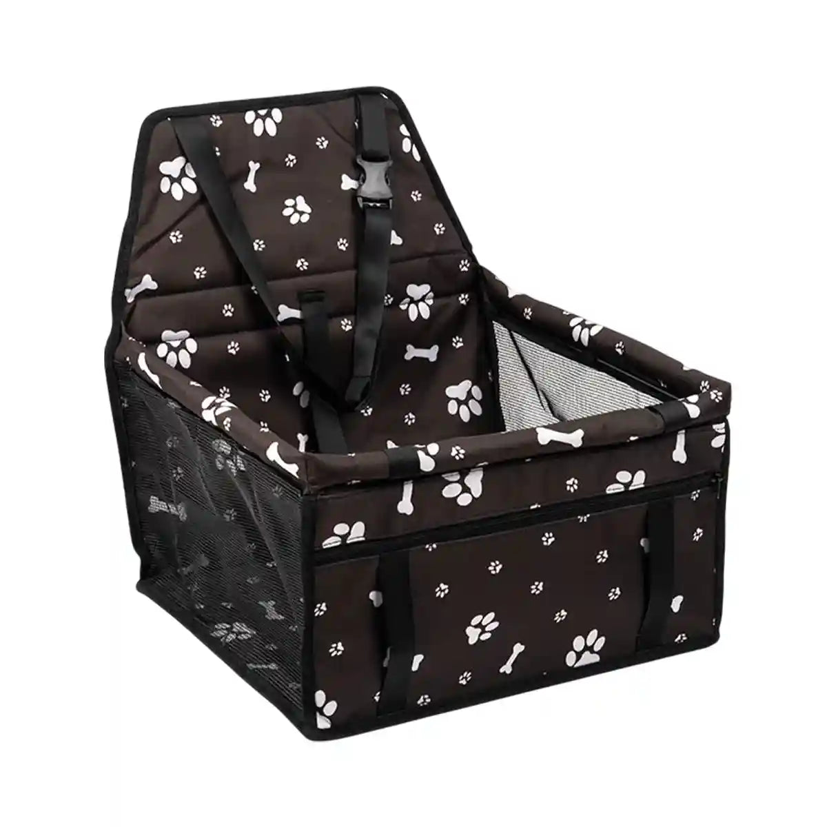 Foldable Dog Car Booster Seat for Travel Portable Pet Carrier for Cars