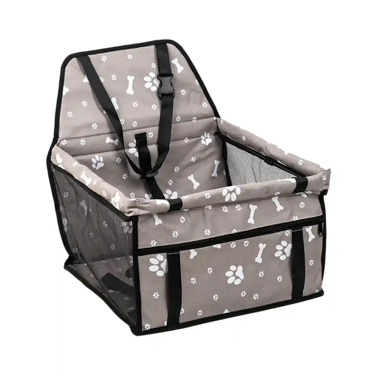Foldable Dog Car Booster Seat for Travel Portable Pet Carrier for Cars
