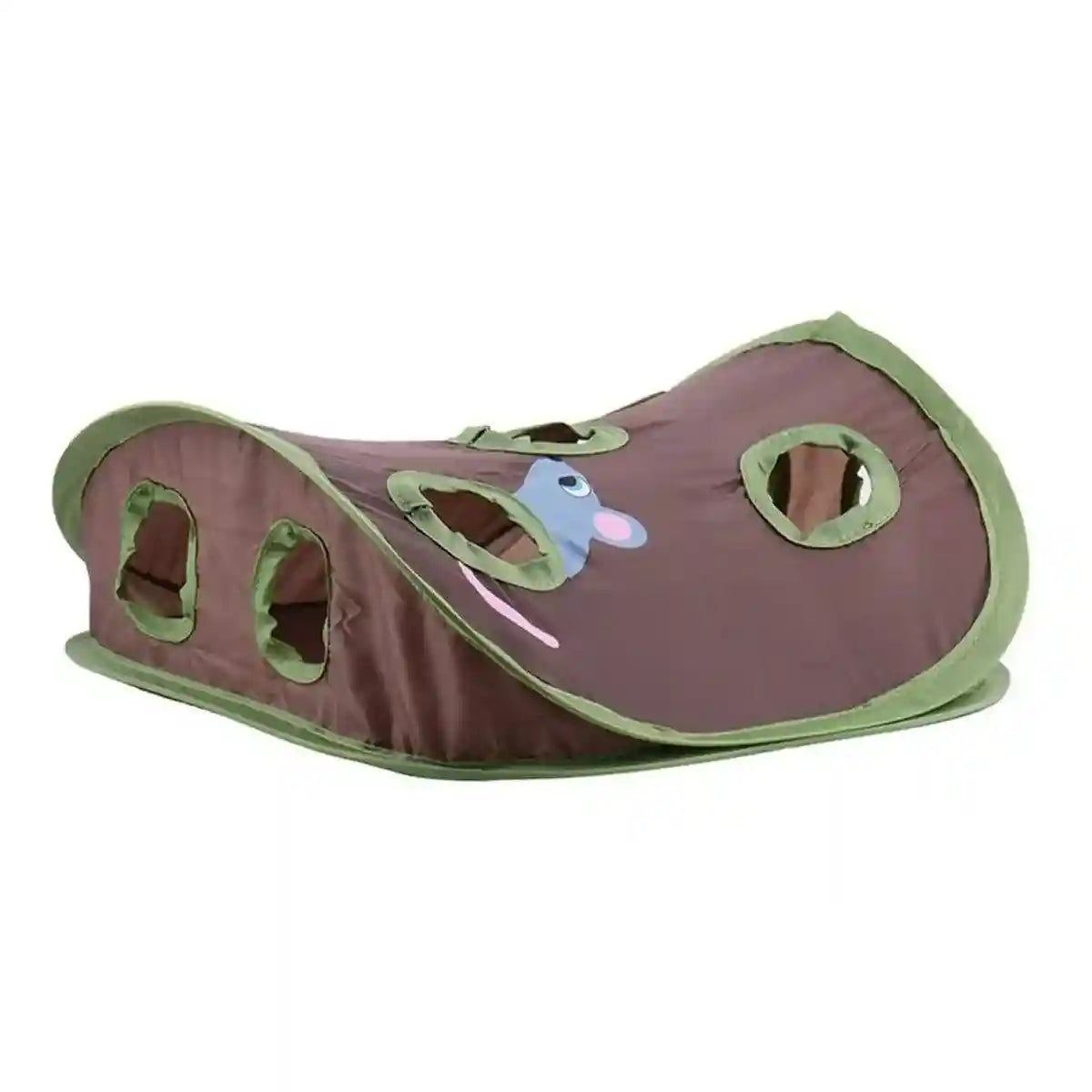 Foldable Mouse Hole Cat Toy Interactive Play Toy for Cats