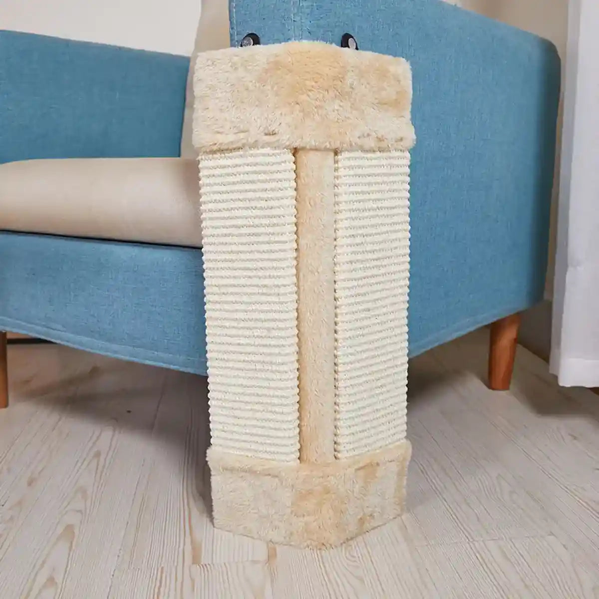 Foldable Wall Protector with Cat Scratching Board for Corners and Floors