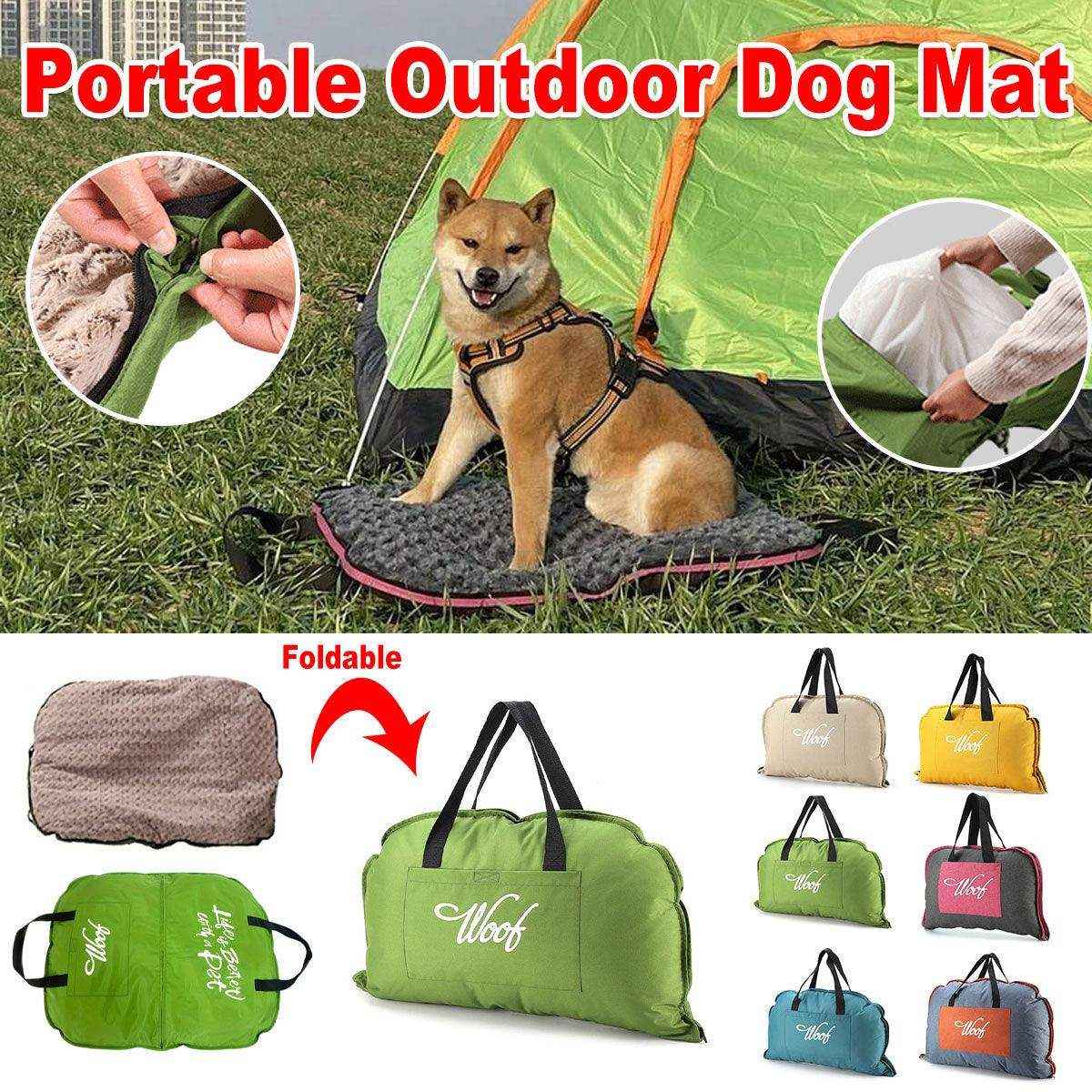 foldable waterproof dog mat for outdoor travel