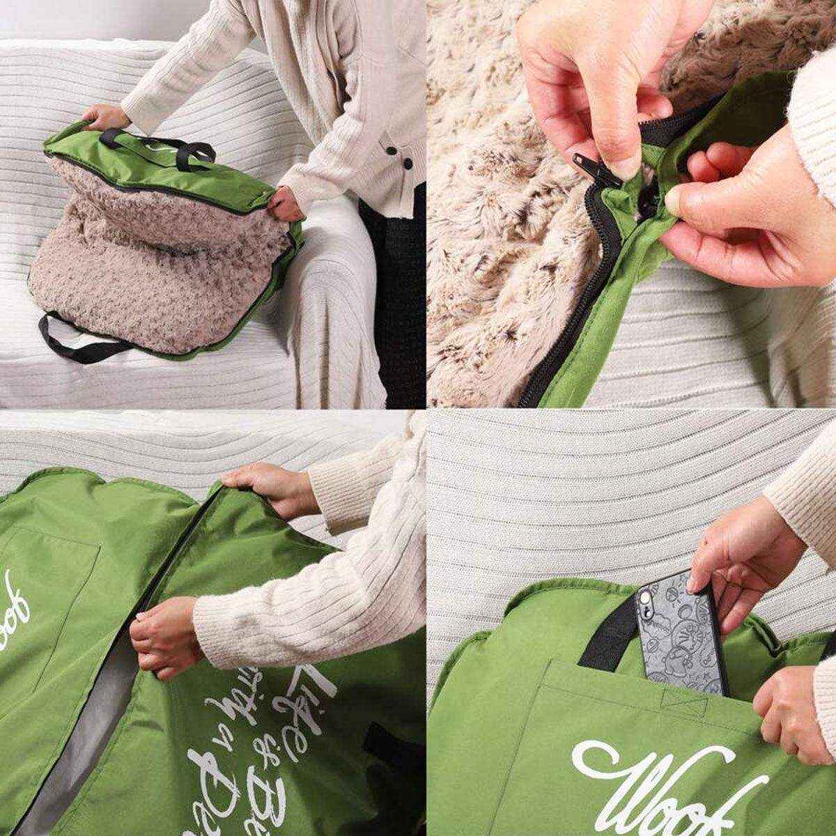 Travel-Friendly Pet Bed – Foldable and Durable Waterproof Dog Mat