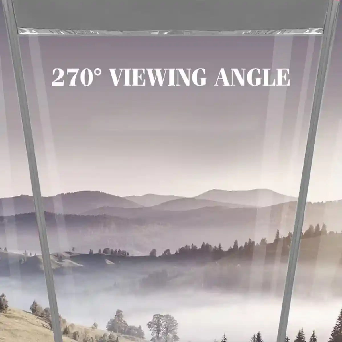 Pet Stroller Rain Cover with 270° View and Front Access Door