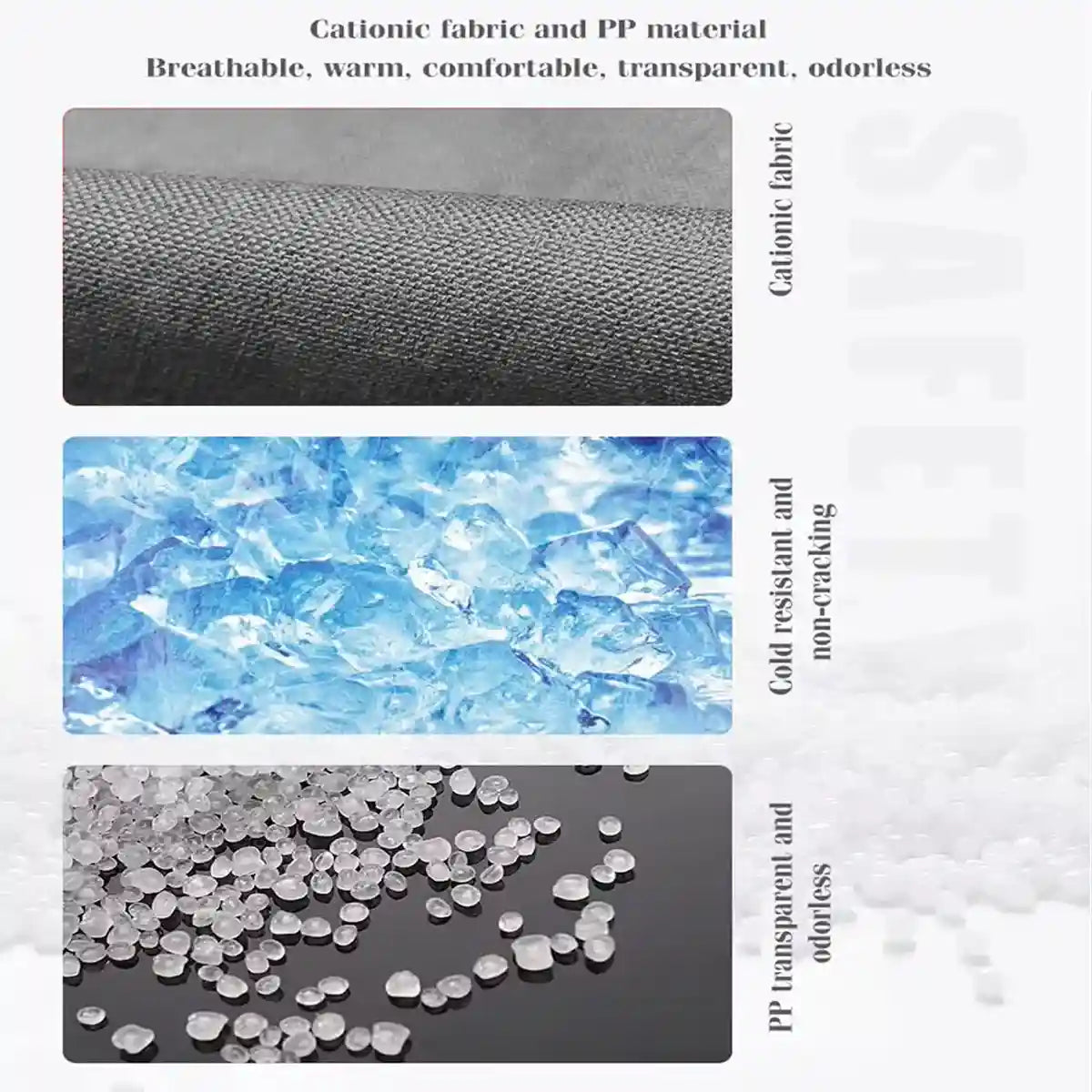 Pet Stroller Rain Cover with 270° View and Front Access Door