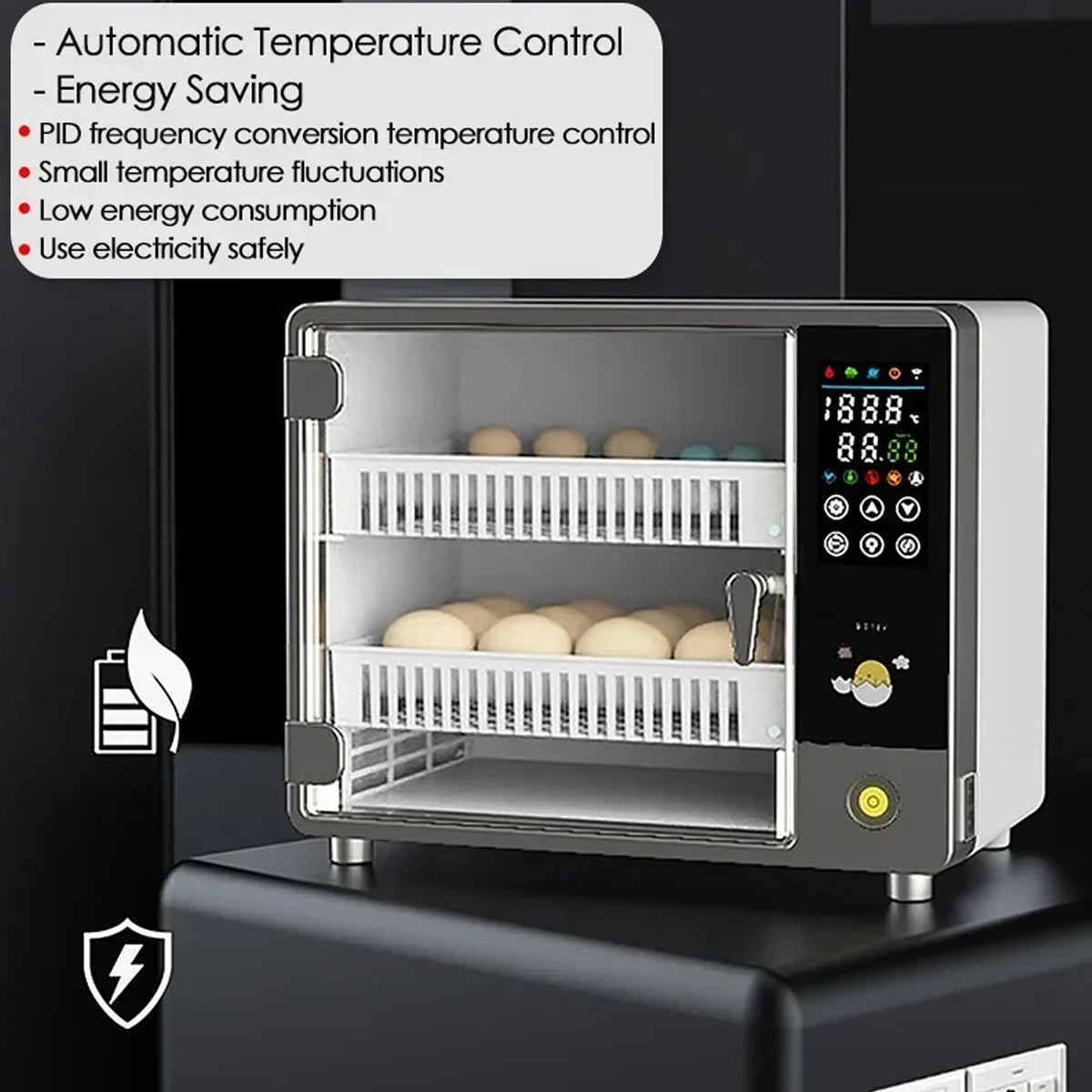 Fully Automatic Egg Incubator With Touch Screen