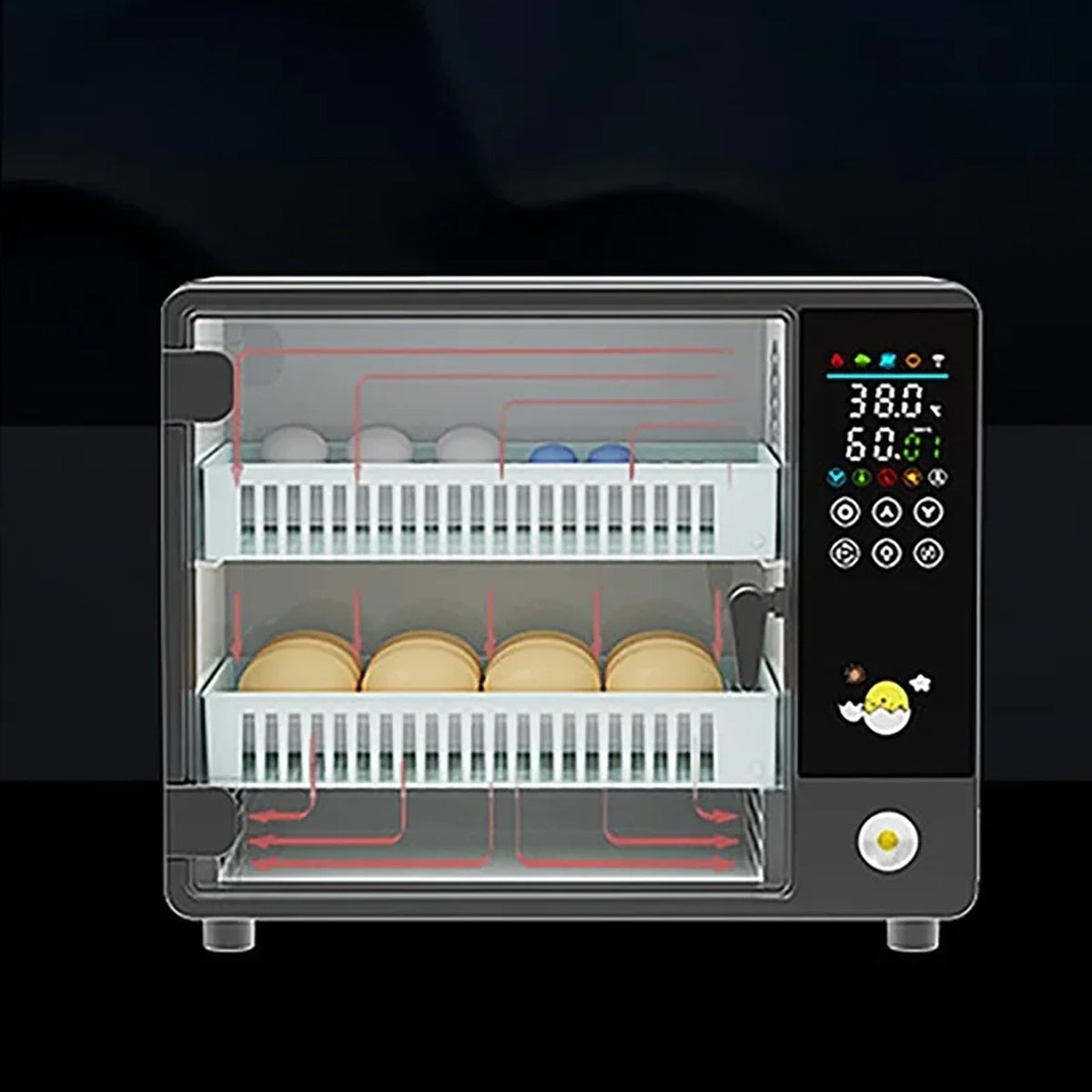 Fully Automatic Egg Incubator With Touch Screen