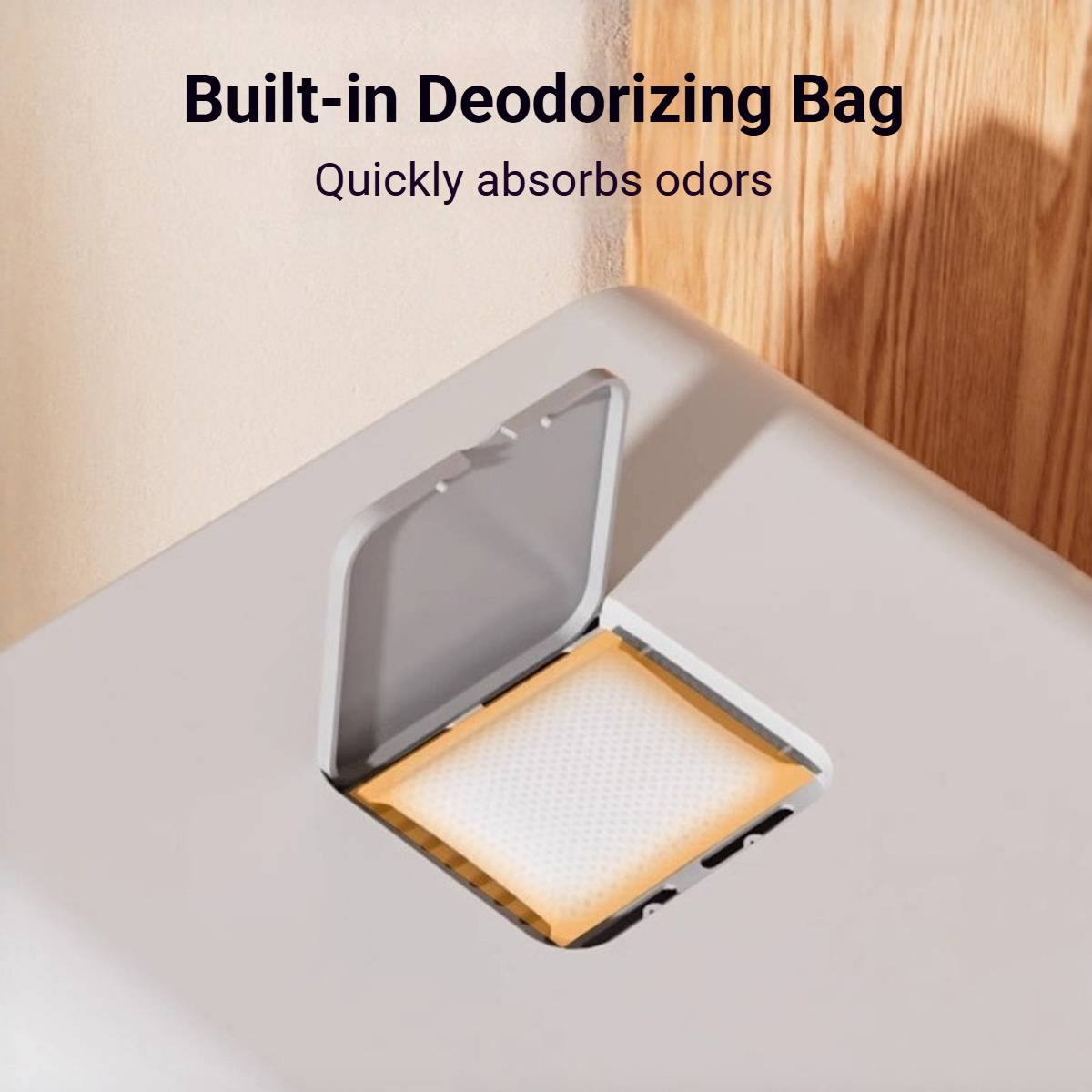 Fully Enclosed Cat Litter Box With Odor Control Drawer