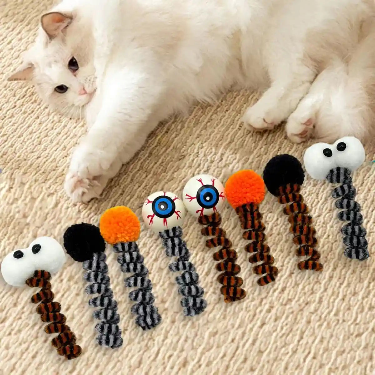 Halloween Funny Cat Toys (8PCS Set)