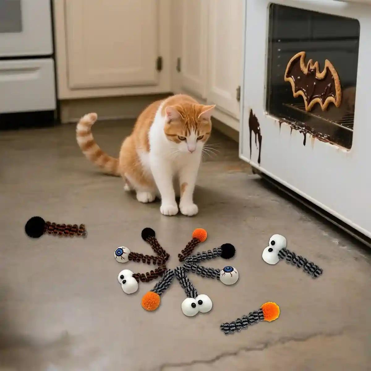 Halloween Funny Cat Toys (8PCS Set)