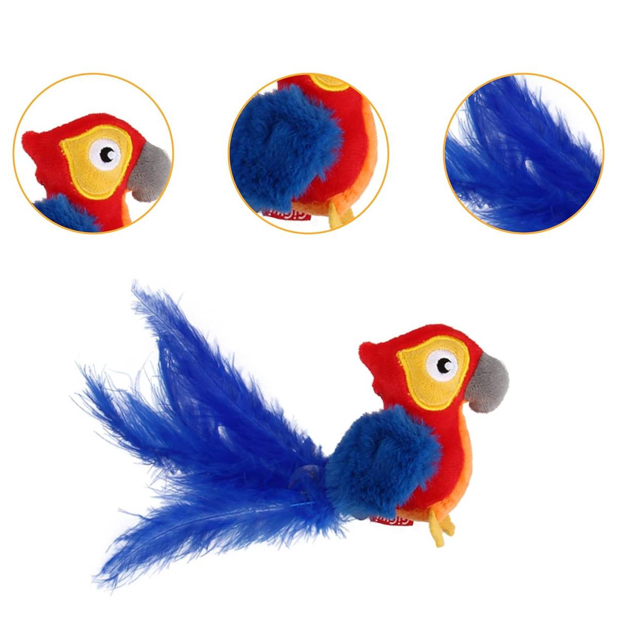Interactive Cat Toy Motion Activated Parrot Sound Toy