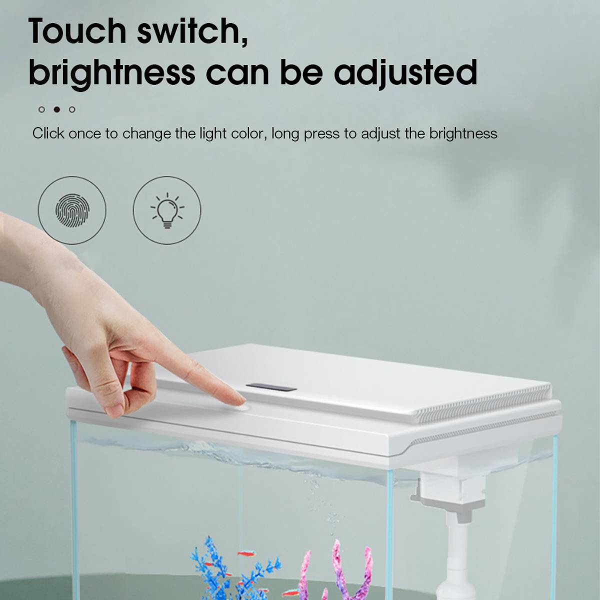 Smart Fish Tank 380 - Yee Ultra-White Glass Integrated Filter