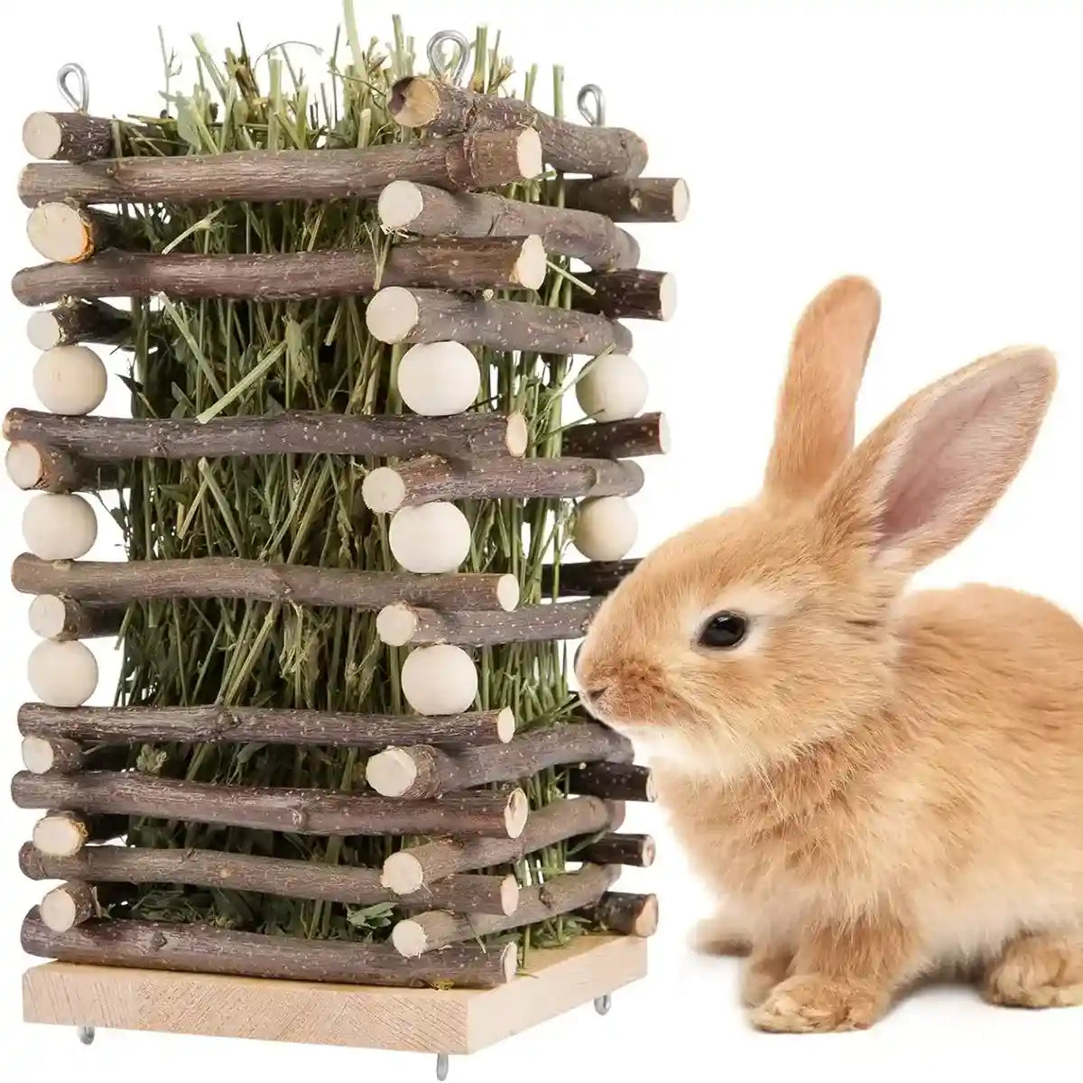 Applewood Hay Rack Feeder for Rabbits & Small Pets