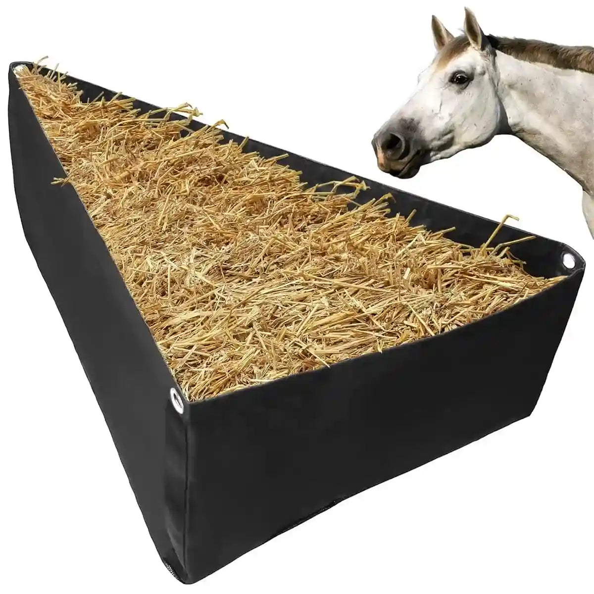 Corner Hay Bag Feeder Durable Hay Nets for Horses & Livestock