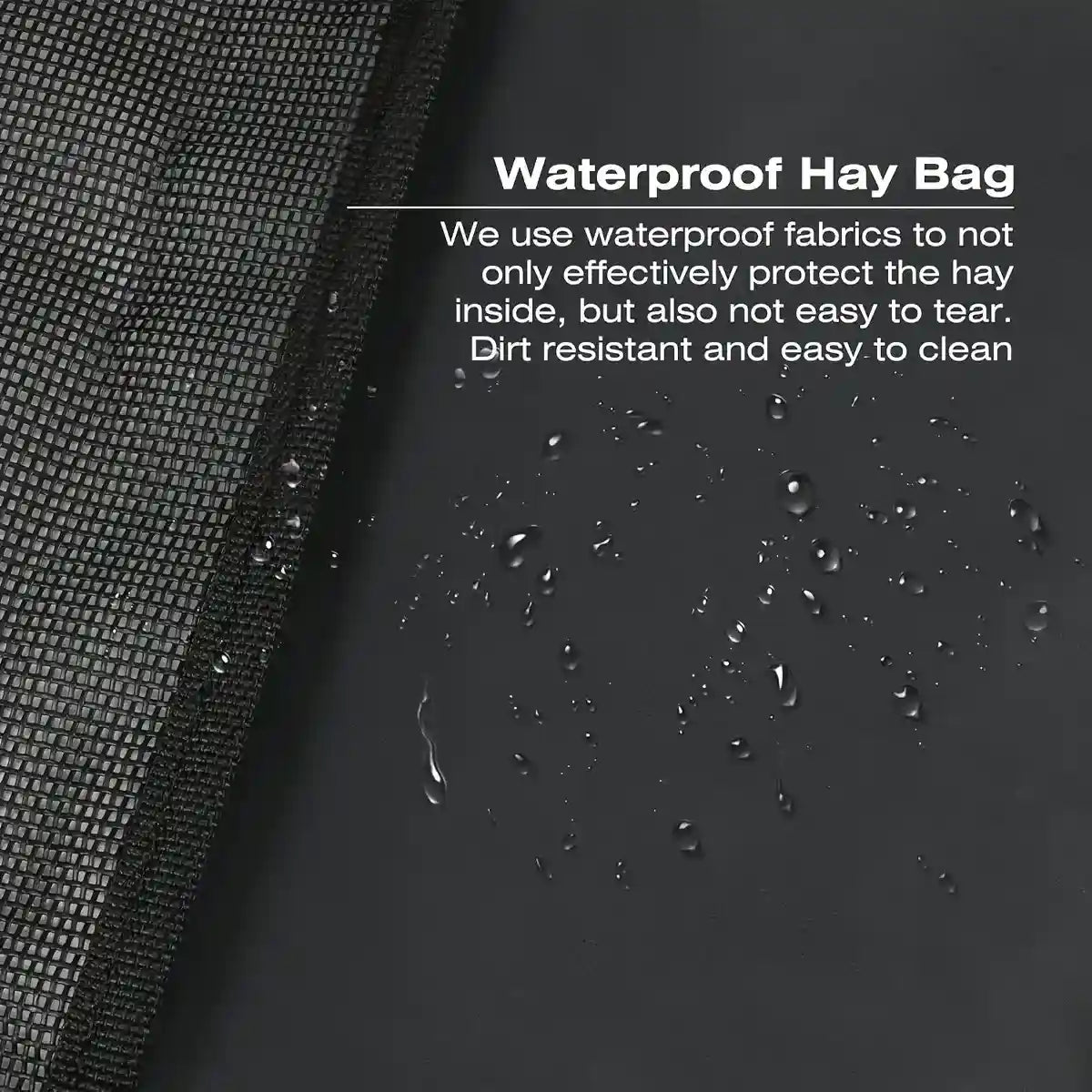 Corner Hay Bag Feeder Durable Hay Nets for Horses & Livestock