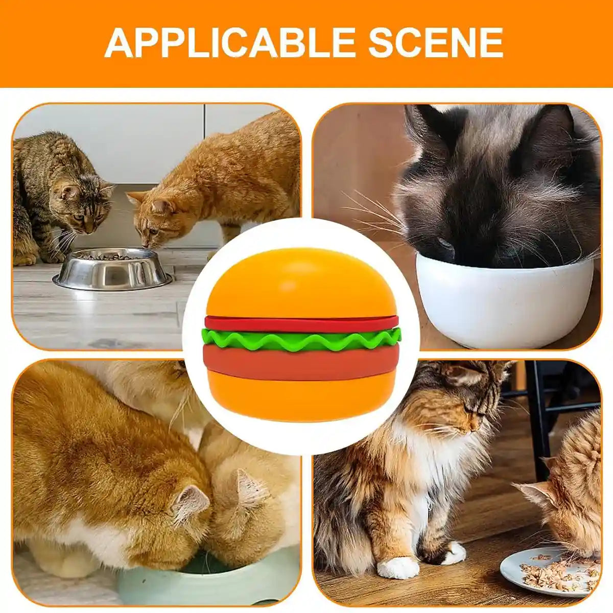 5-in-1 Pet Feeding Bowl Multi-Function Food & Water Dish For Dogs & Cats