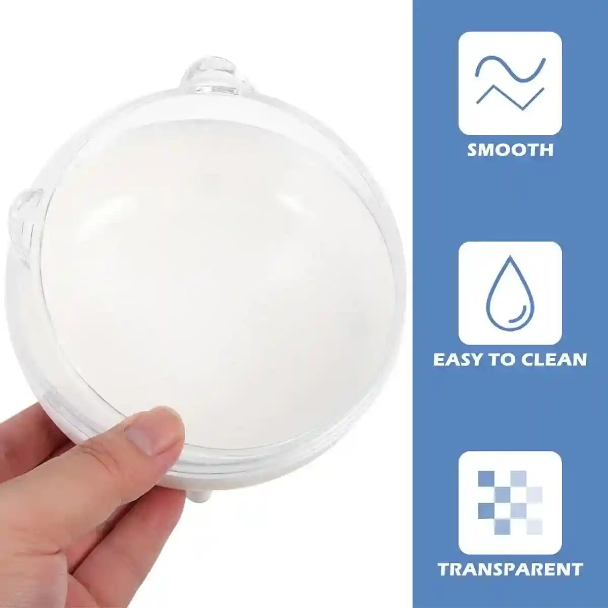 Transparent Hamster Bowl with Raised Feet Easy-to-Clean Pet Feeder