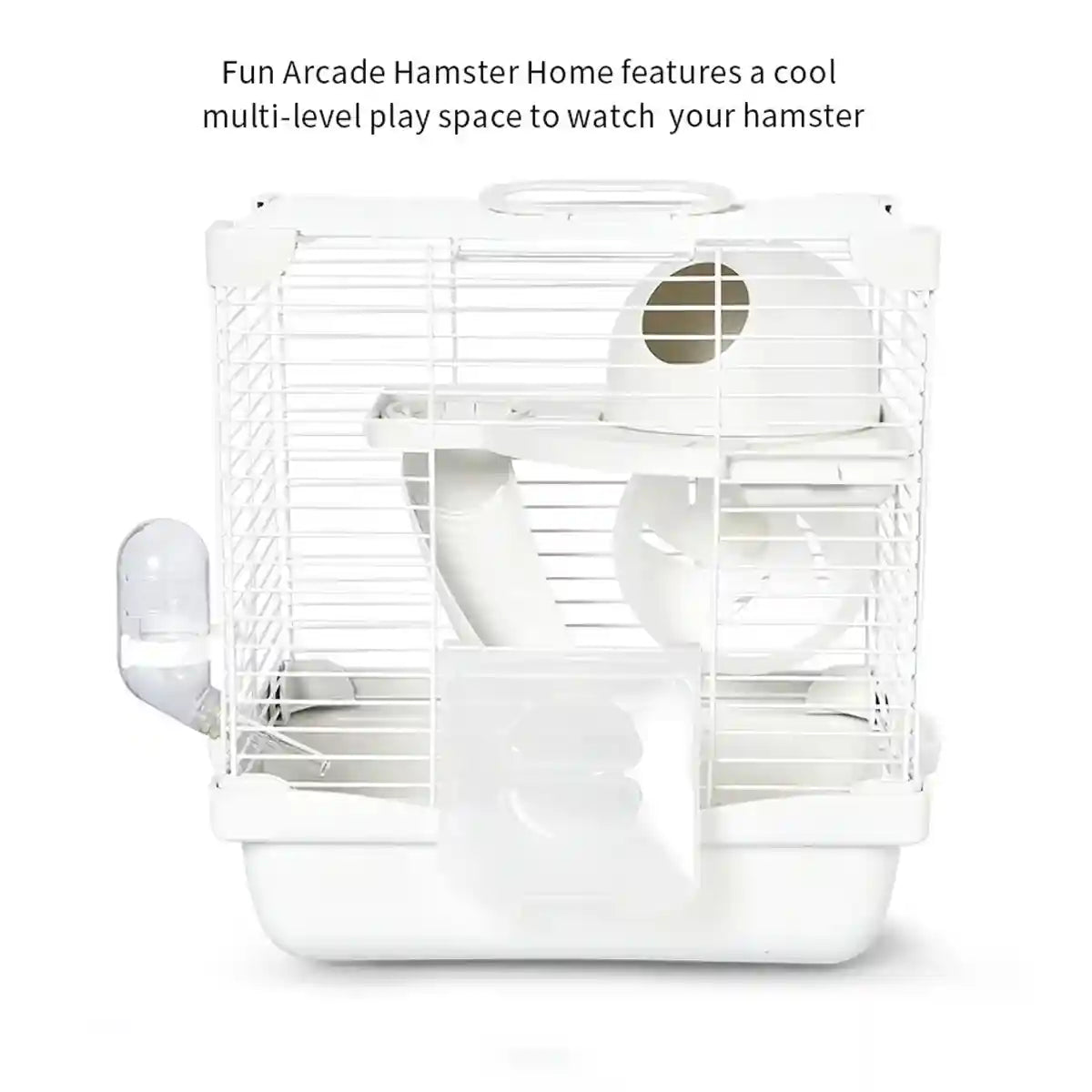 Hamster Cage Double Decker Villa with Water Dispenser