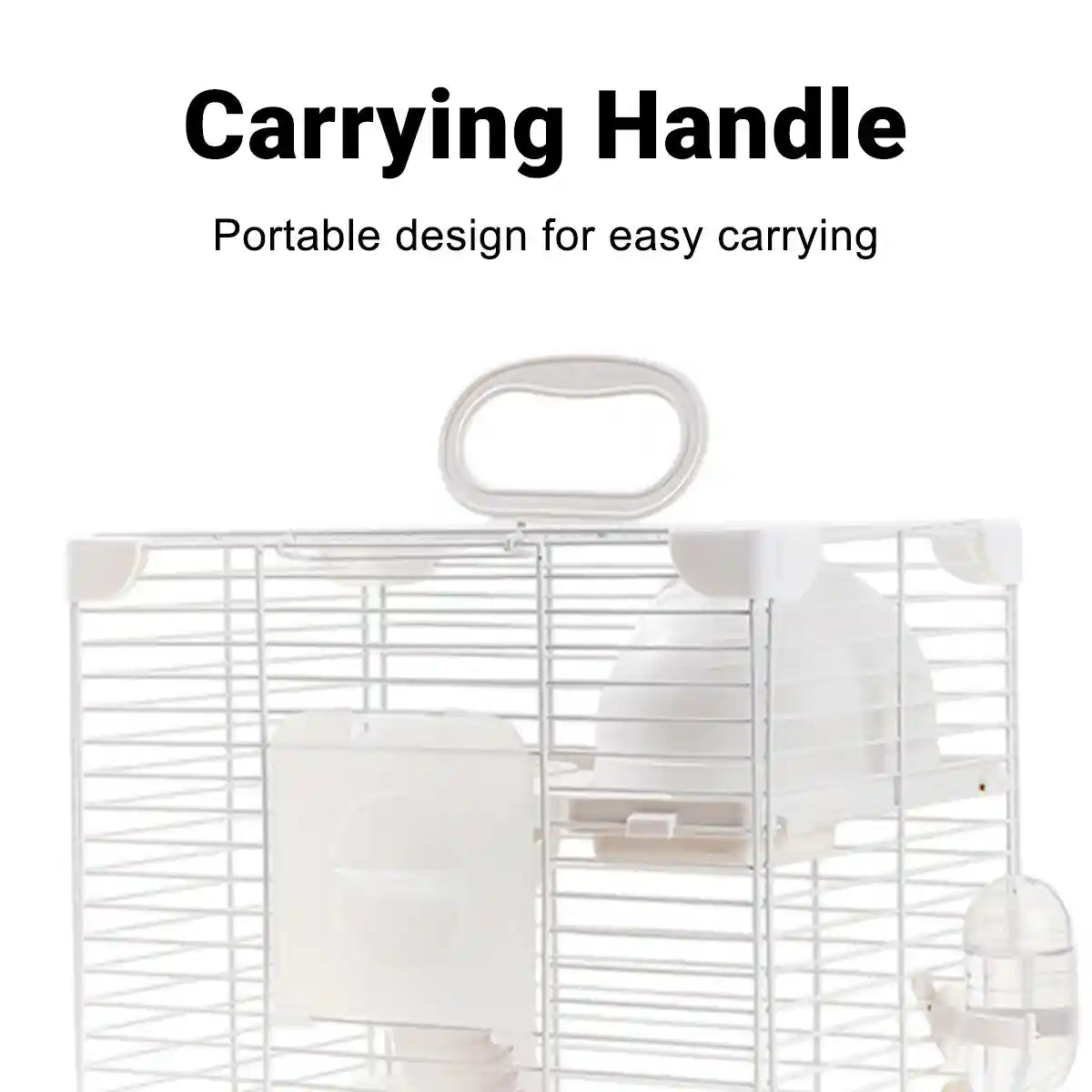 Hamster Cage Double Decker Villa with Water Dispenser