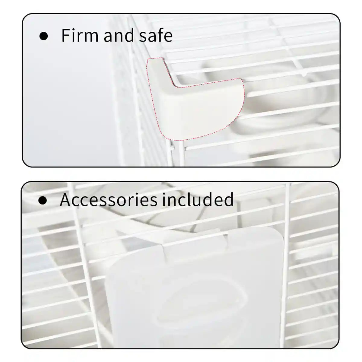 Hamster Cage Double Decker Villa with Water Dispenser