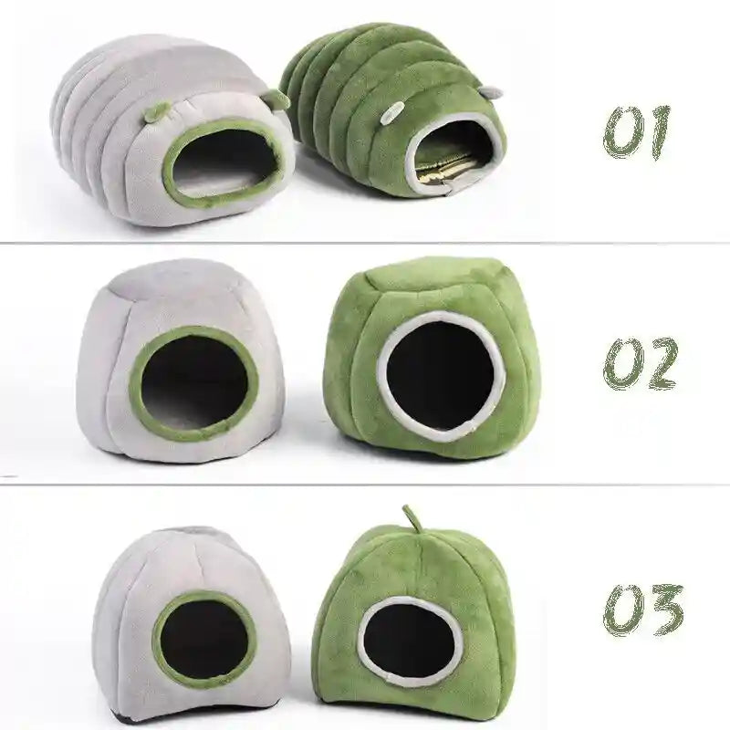 Plush Hamster House for Small Pets Cozy and Stylish Bed