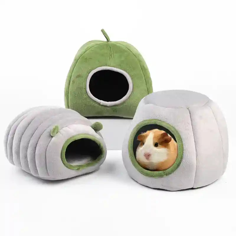 Plush Hamster House for Small Pets Cozy and Stylish Bed