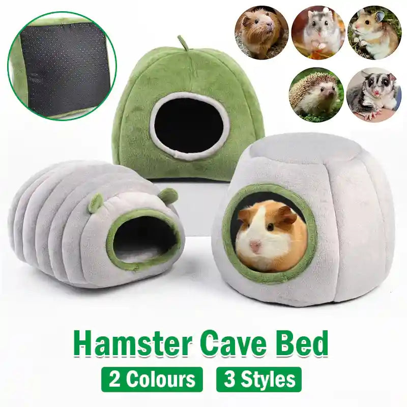 Plush Hamster House for Small Pets Cozy and Stylish Bed