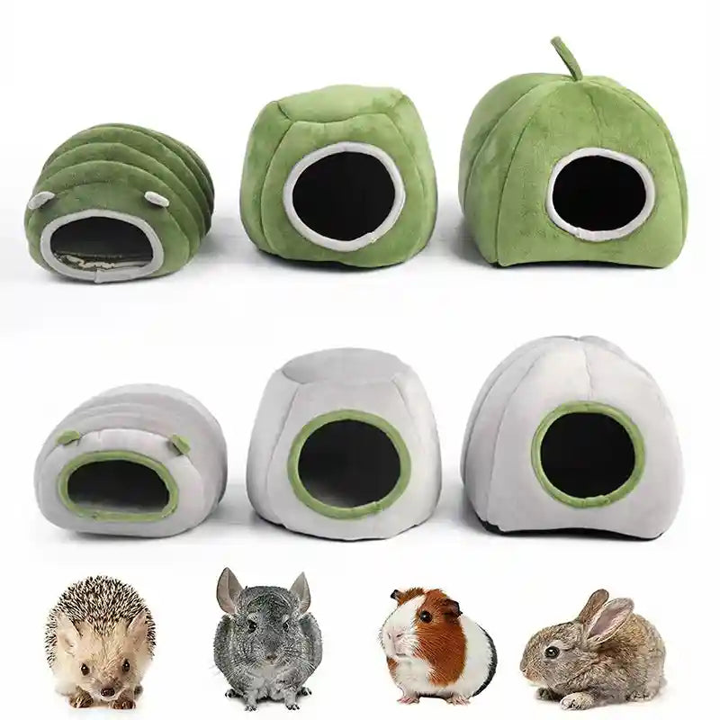 Plush Hamster House for Small Pets Cozy and Stylish Bed